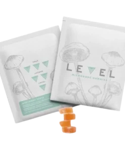 Level | Raspberry Microdose Gummies | Vegan and Gluten Free | 4G