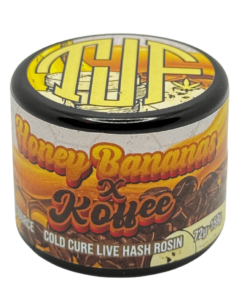 Honey Bananas x Koffee – Terp Junky Farms Live Hash Rosin (2g)